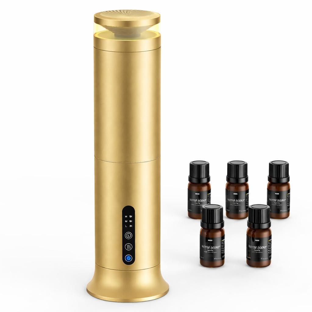 Waterless Diffuser with Hotel-Inspired Oils for Large Spaces