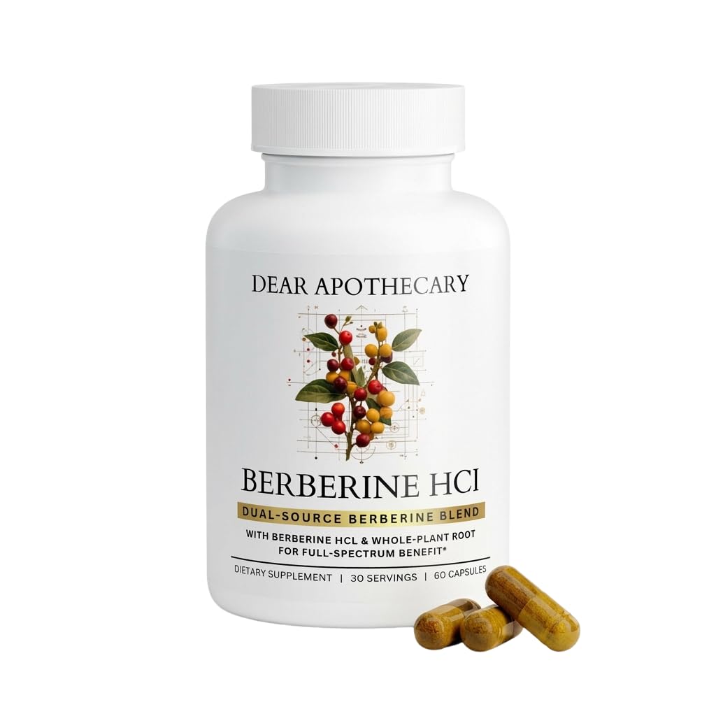 Berberine HCl Complex with Bark and Root - Vegan Capsules

