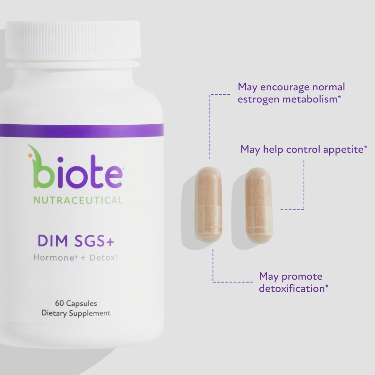 DIM SGS+ Hormone Detox by Biote Nutraceuticals

