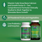 Garden of Life Grow Bone Calcium Probiotics Vitamin Code

