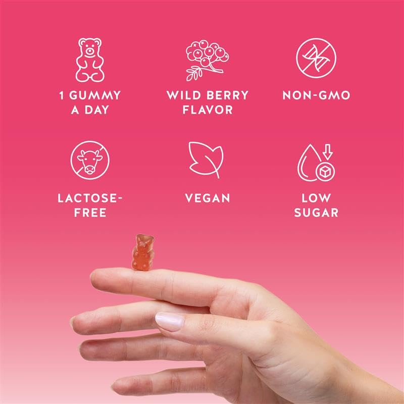Biotin Gummies for Hair, Skin & Nails - 5,000 mcg Vegan

