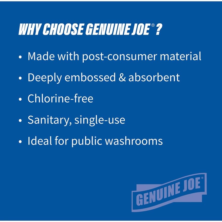 Genuine Joe Multifold Hand Towels for Restrooms

