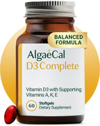 ALGAECAL D3 Complete - Immune & Bone Health with K2 A E

