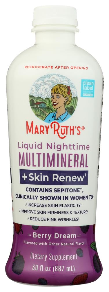 MaryRuth's Nighttime Multimineral + Skin Renew with Sepitone

