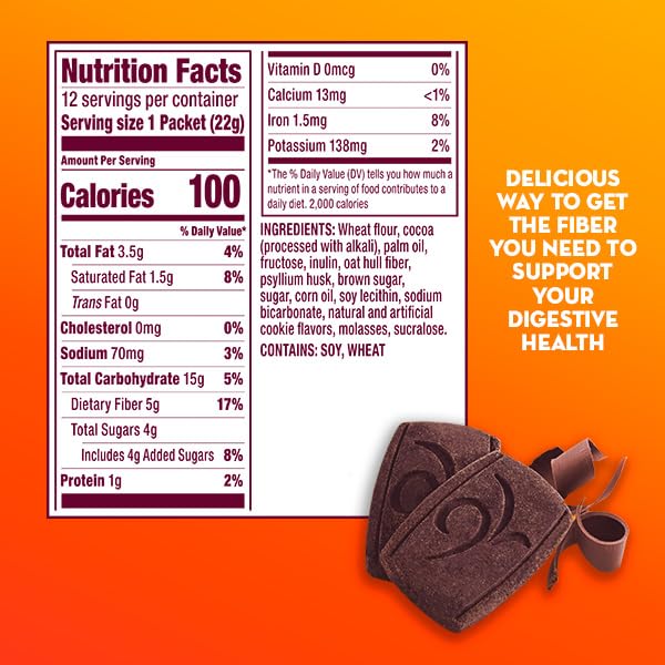 Metamucil Fiber Thins Psyllium Husk Fiber Supplement

