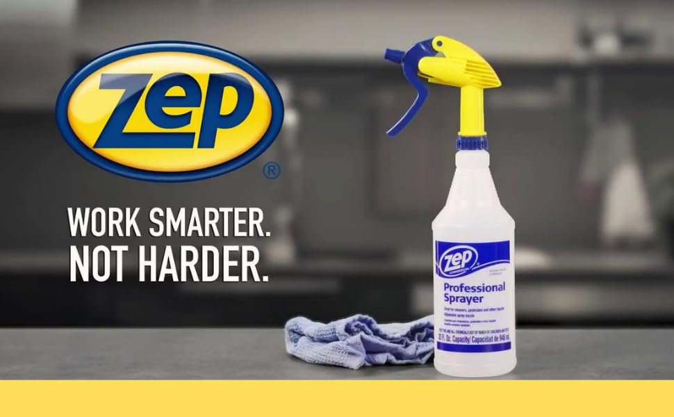 Zep Professional Sprayer Bottle HDPRO1 | Adjustable Nozzle

