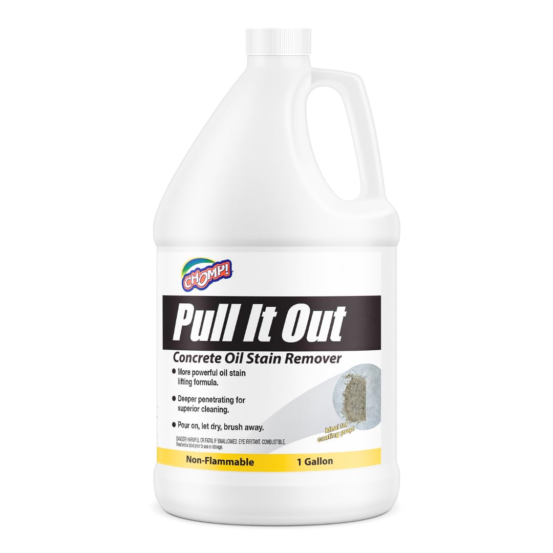 CHOMP! Concrete Oil Stain Remover for Porous Surfaces


