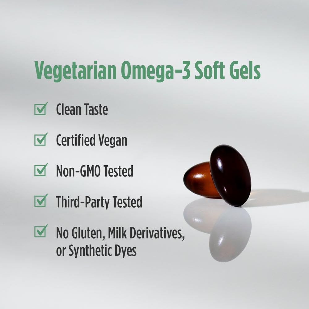 Nordic Naturals Algae Omega Vegan Omega-3 Soft Gels

