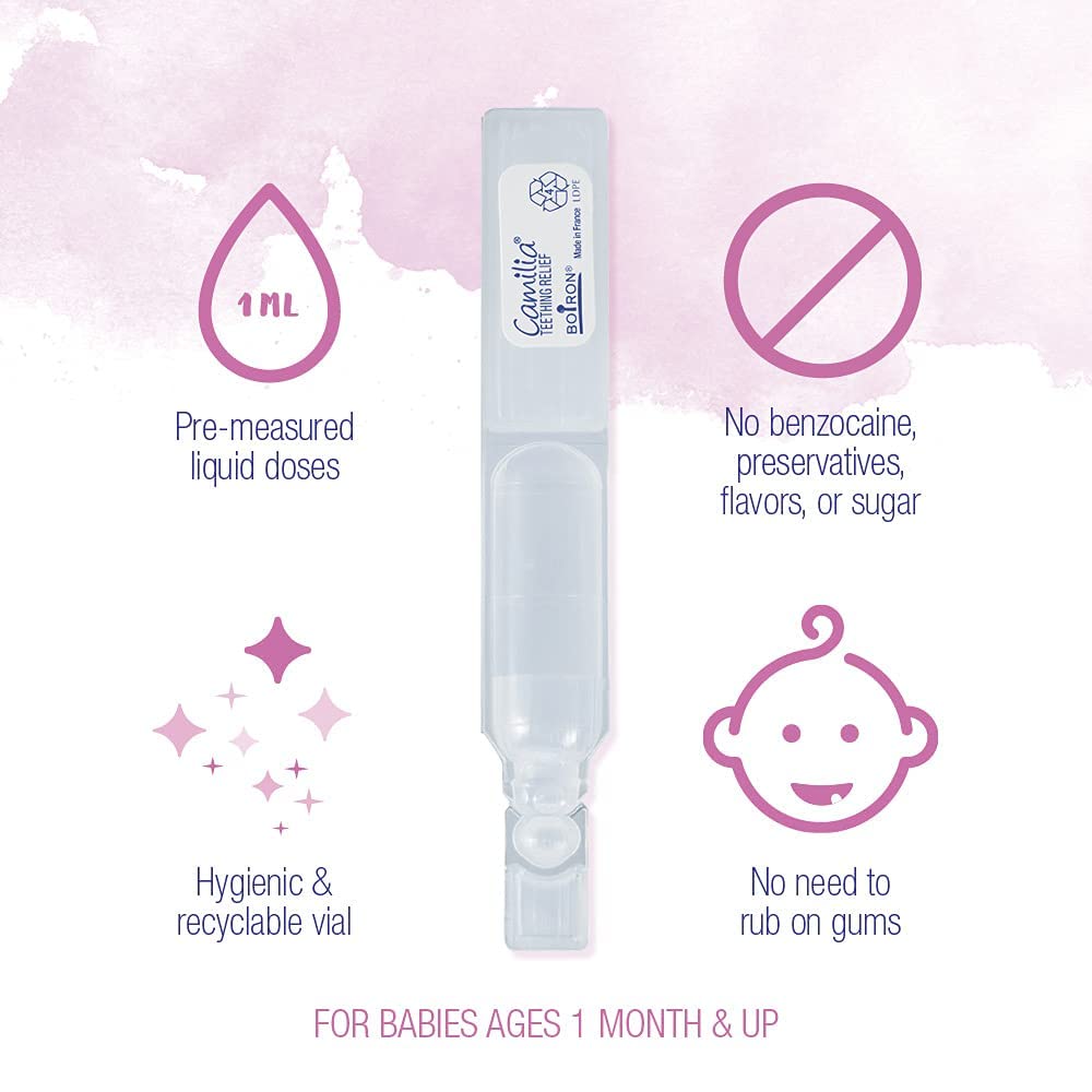 Boiron Camilia Teething Drops for Babies - Plant-Based

