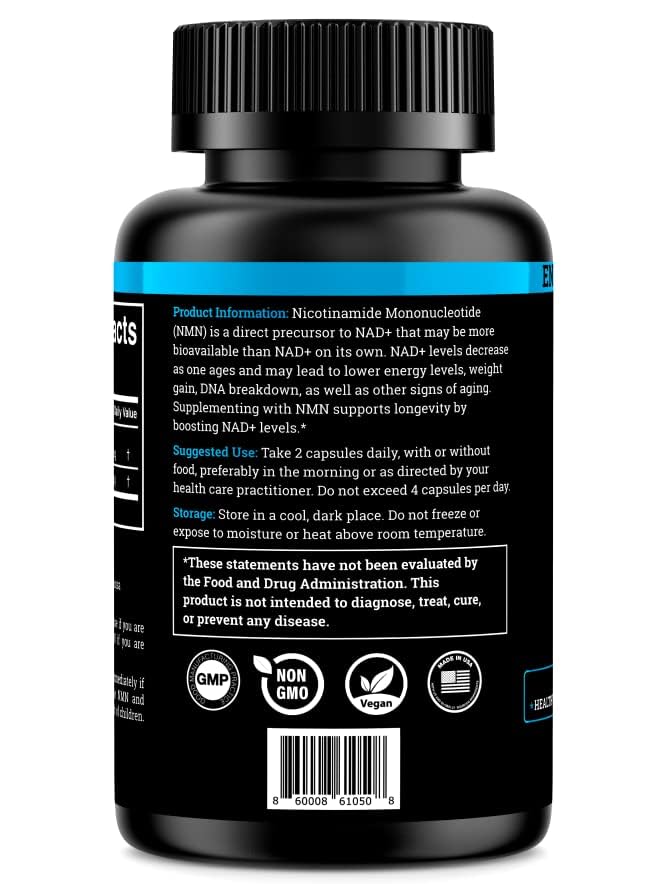 Black Forest NMN Supplement with BioPerine for NAD+

