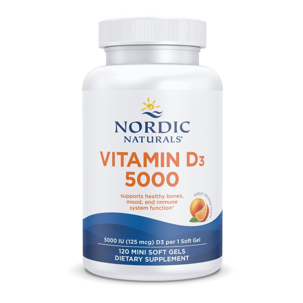 Nordic Naturals Vitamin D3 5000 IU Soft Gels

