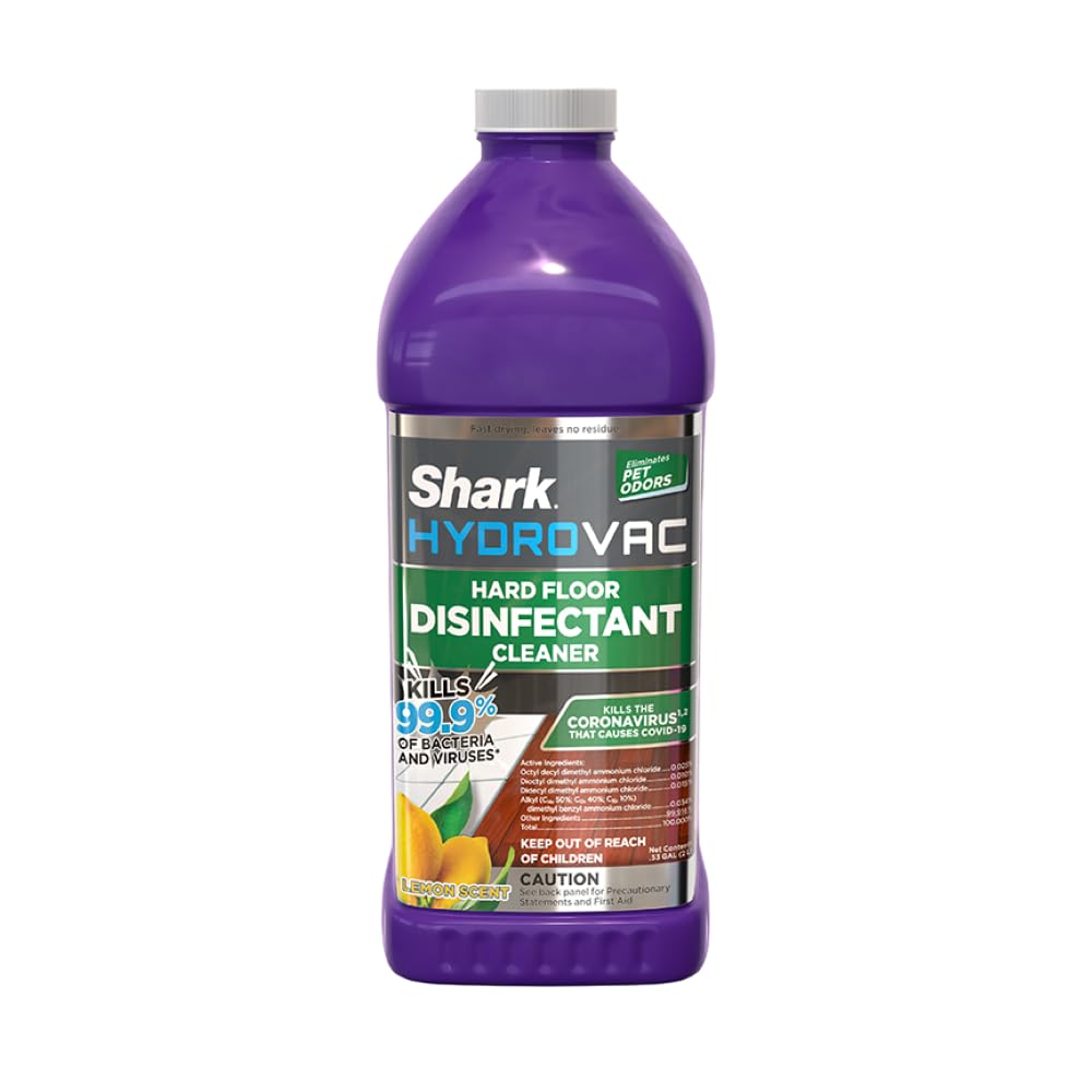 Shark HydroVac Disinfectant Cleaner Kills 99.9% Bacteria

