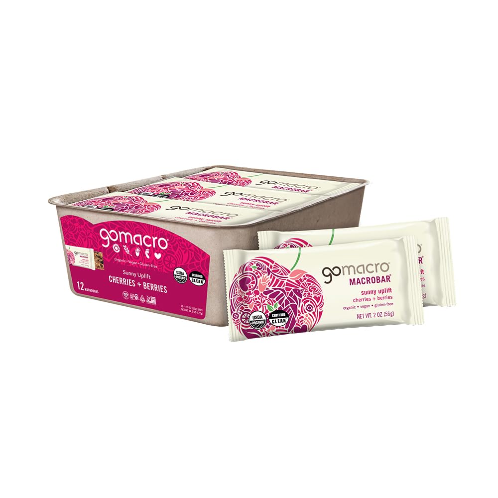 GoMacro MacroBar Vegan Protein Bars