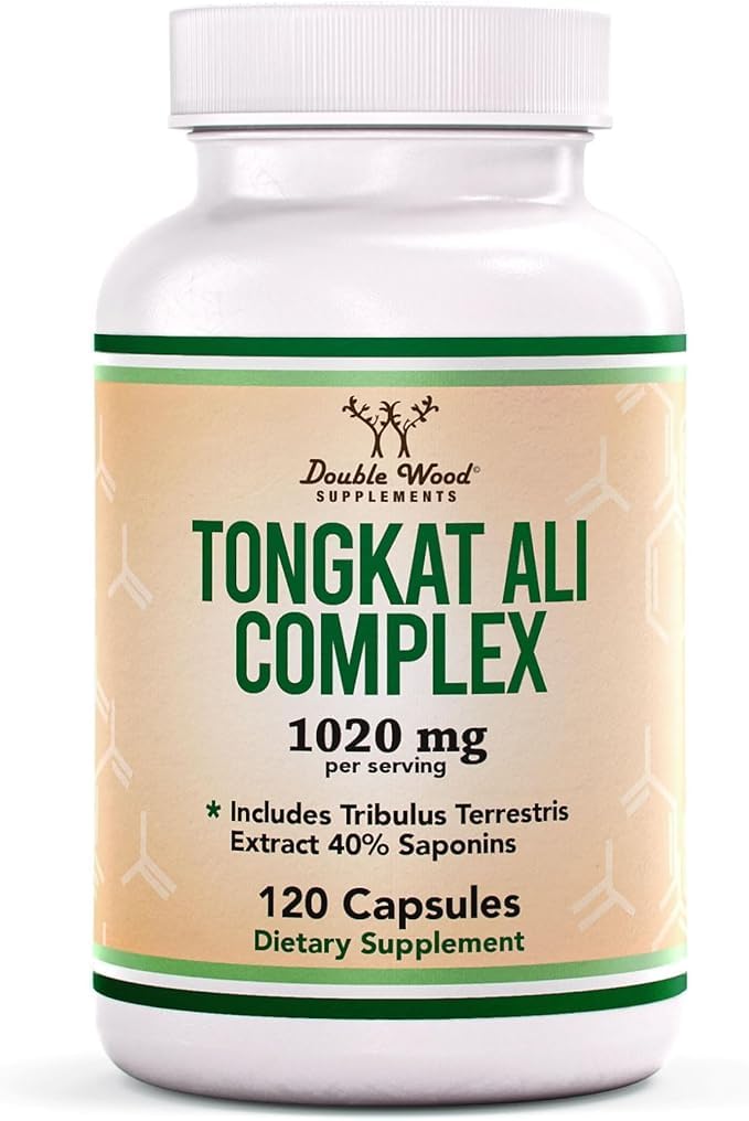 Tongkat Ali Extract High Potency 200:1 for Men - Double Wood

