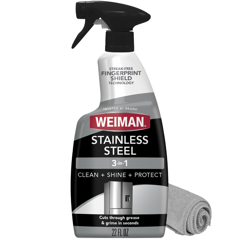 Weiman Stainless Steel Cleaner & Polish for Appliances