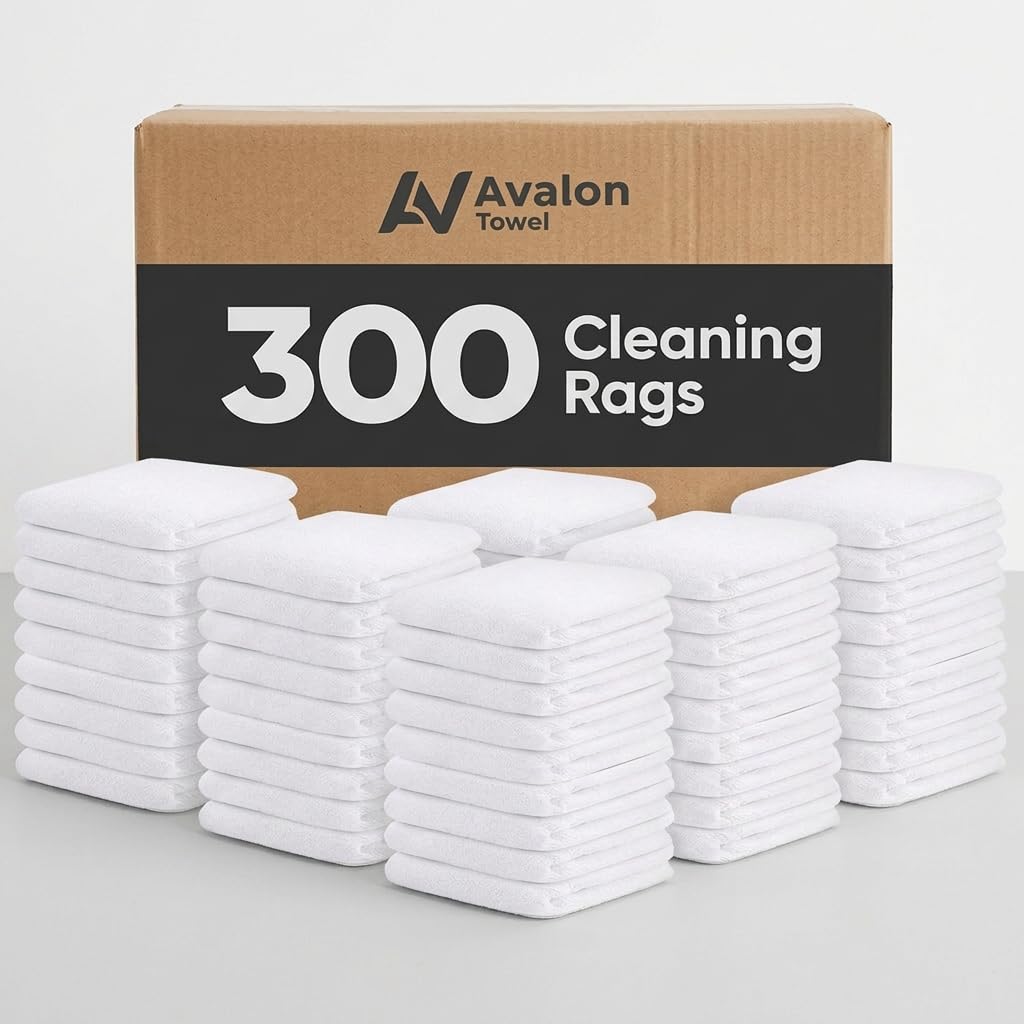 Avalon Bar Towels 100% Cotton Cleaning Rags