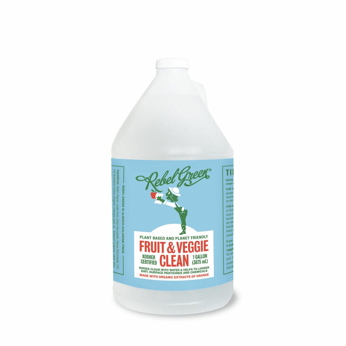 Rebel Green Fruit & Veggie Clean — Plant-Based Produce Wash