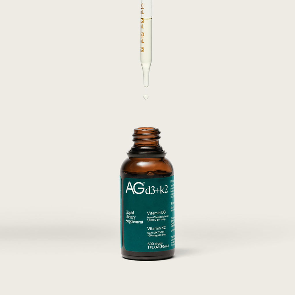 AG1 Vitamin D3 + K2 Drops | Immune & Bone Support


