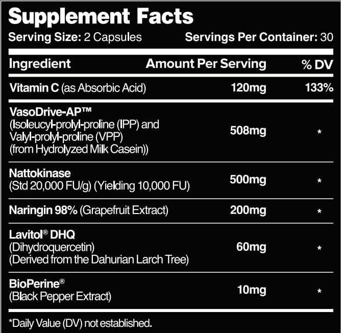 Leviathan Nutrition Hemo Flow Nattokinase Supplement

