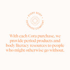 Cora Organic Cotton Tampons | Leak-Proof Comfort

