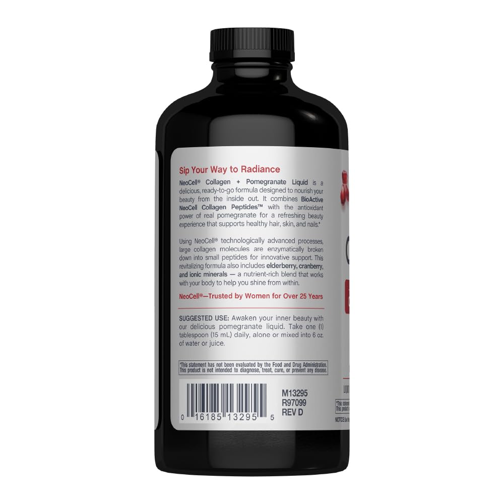NeoCell Liquid Collagen Peptides | Pomegranate Flavor

