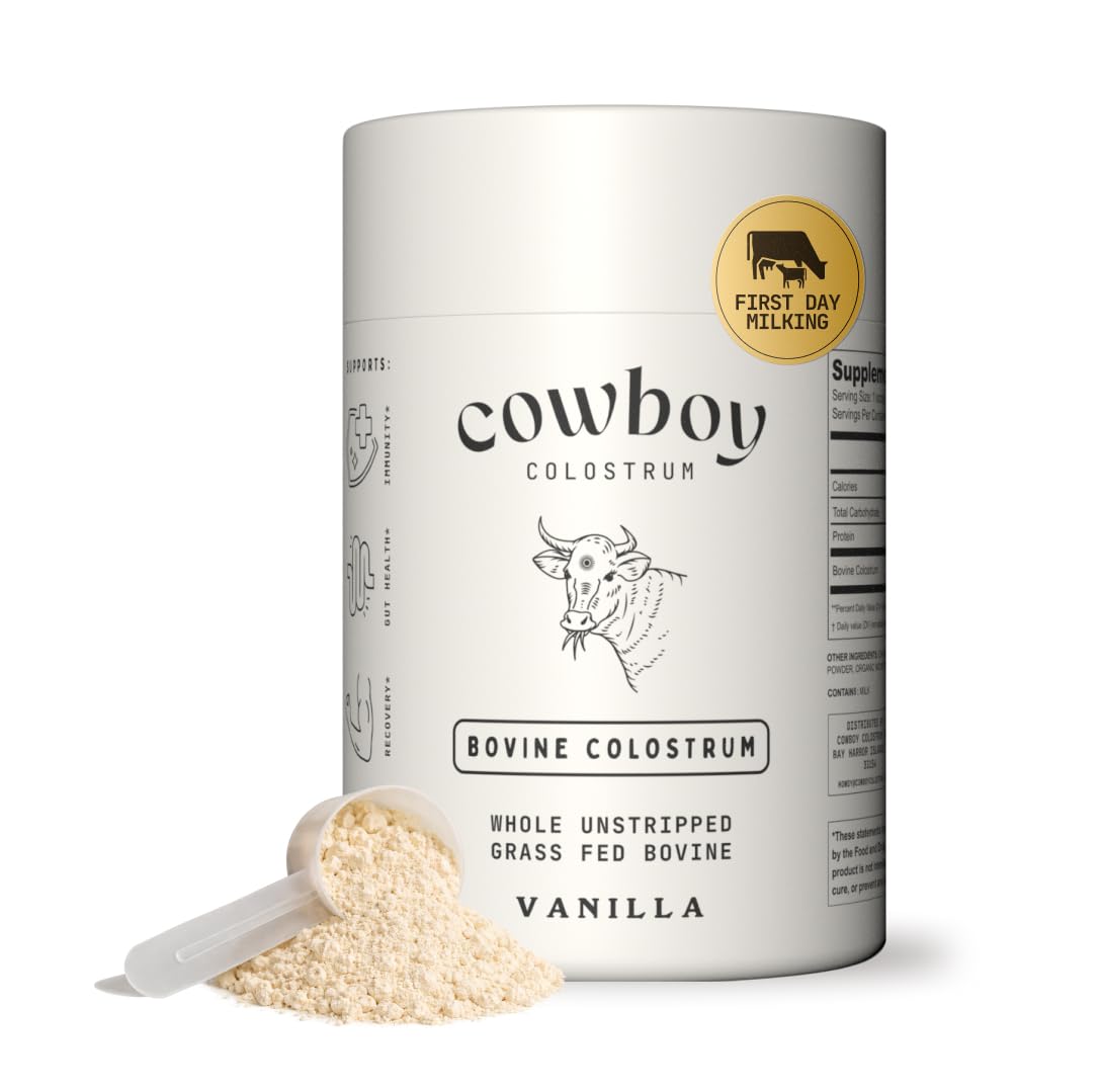 Cowboy Colostrum Powder Grass Fed Immune and Gut Support


