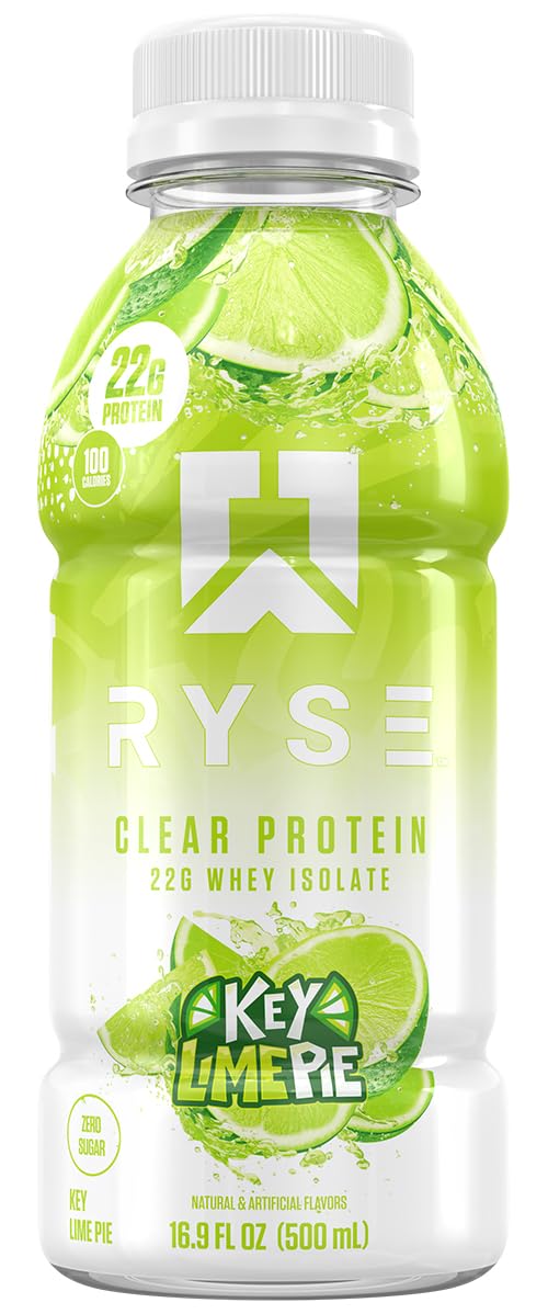 RYSE Clear Protein Drink - 22g Whey Isolate, Sugar-Free