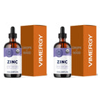VIMERGY Liquid Zinc Supplement for Immune Support – 7.5 mg per serving, USDA Organic, Vegan