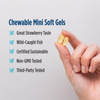 Ultimate Omega Jr. Strawberry Gels | Brain Health

