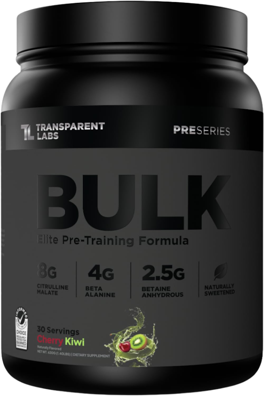 Transparent Labs Pre Workout Formula - Sugar Free Clinically Dosed Performance