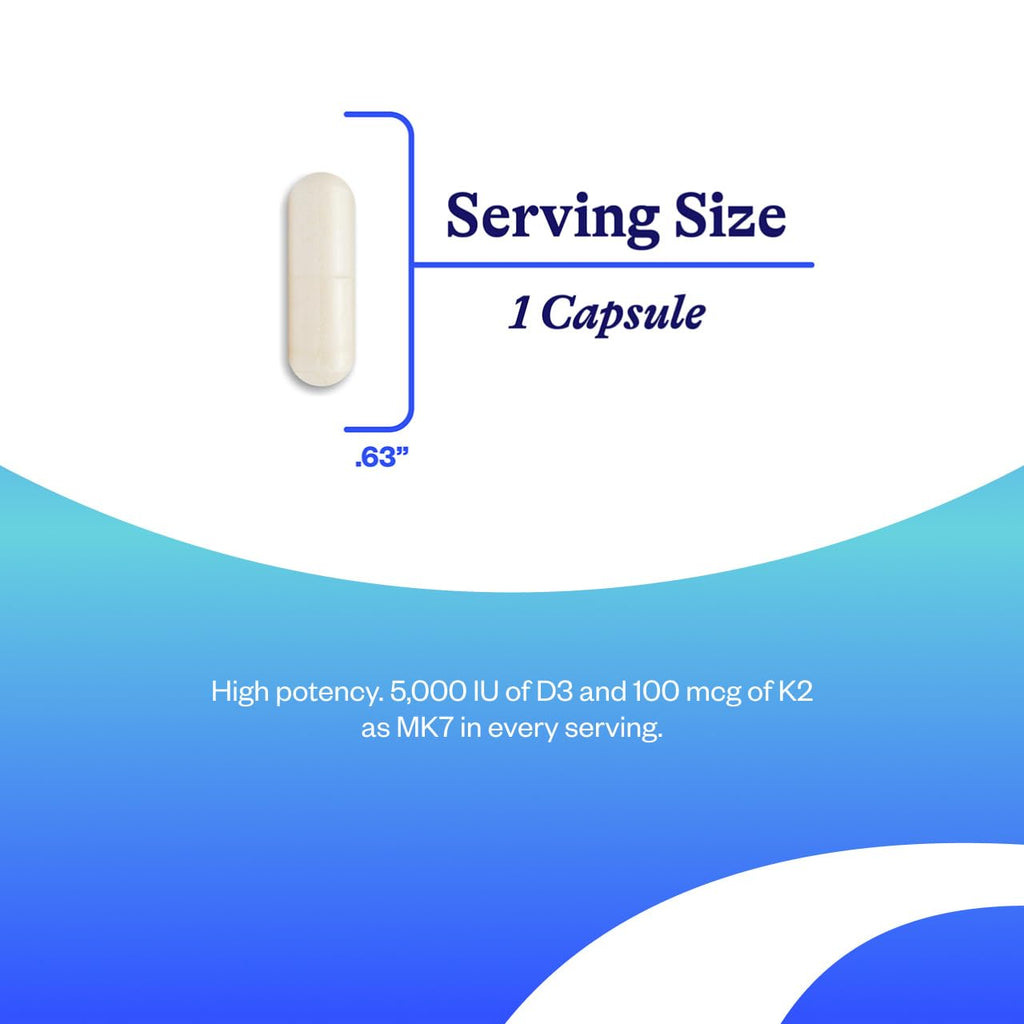 Seeking Health Vitamin D3 + K2 Vegetarian Supplement

