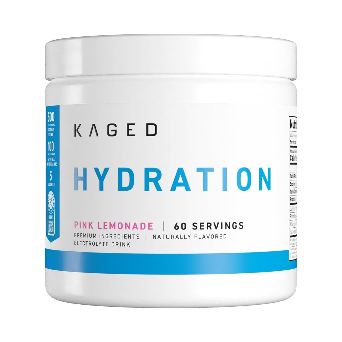 Kaged Sugar Free Hydration Electrolyte Powder