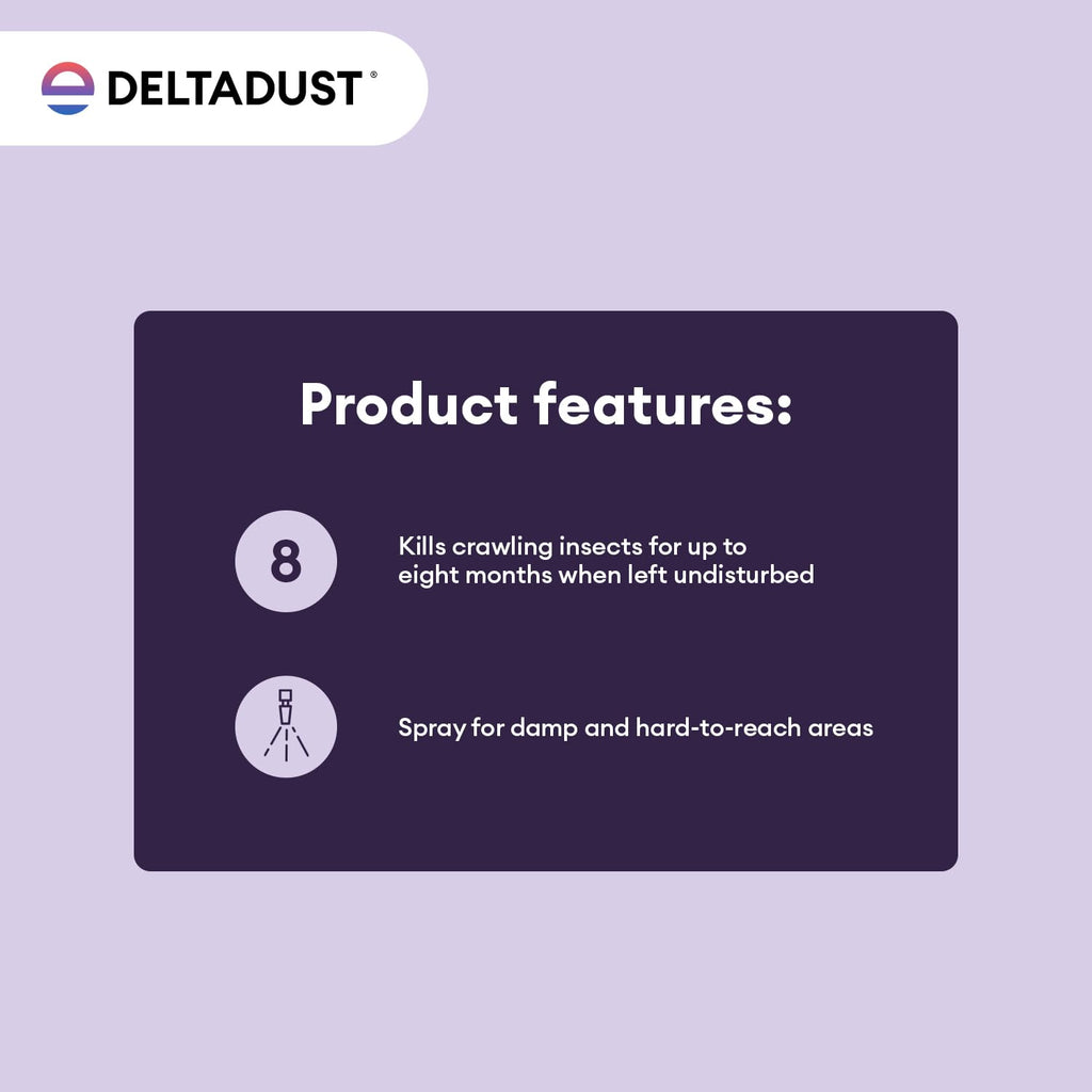 DeltaDust Waterproof Insecticide Dust | CrackCrevice Pests

