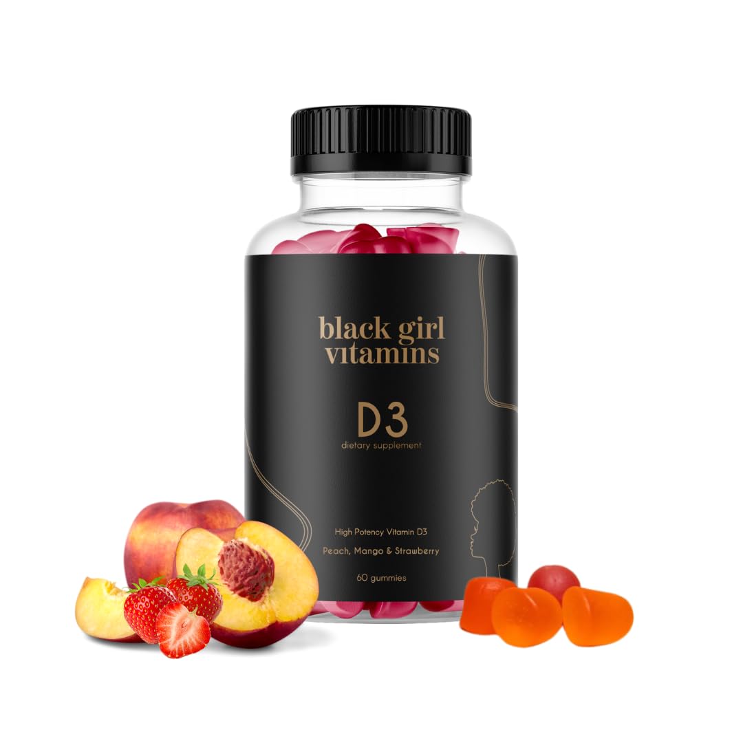 Black Girl Vitamins Vitamin D3 Gummies for Immune Health

