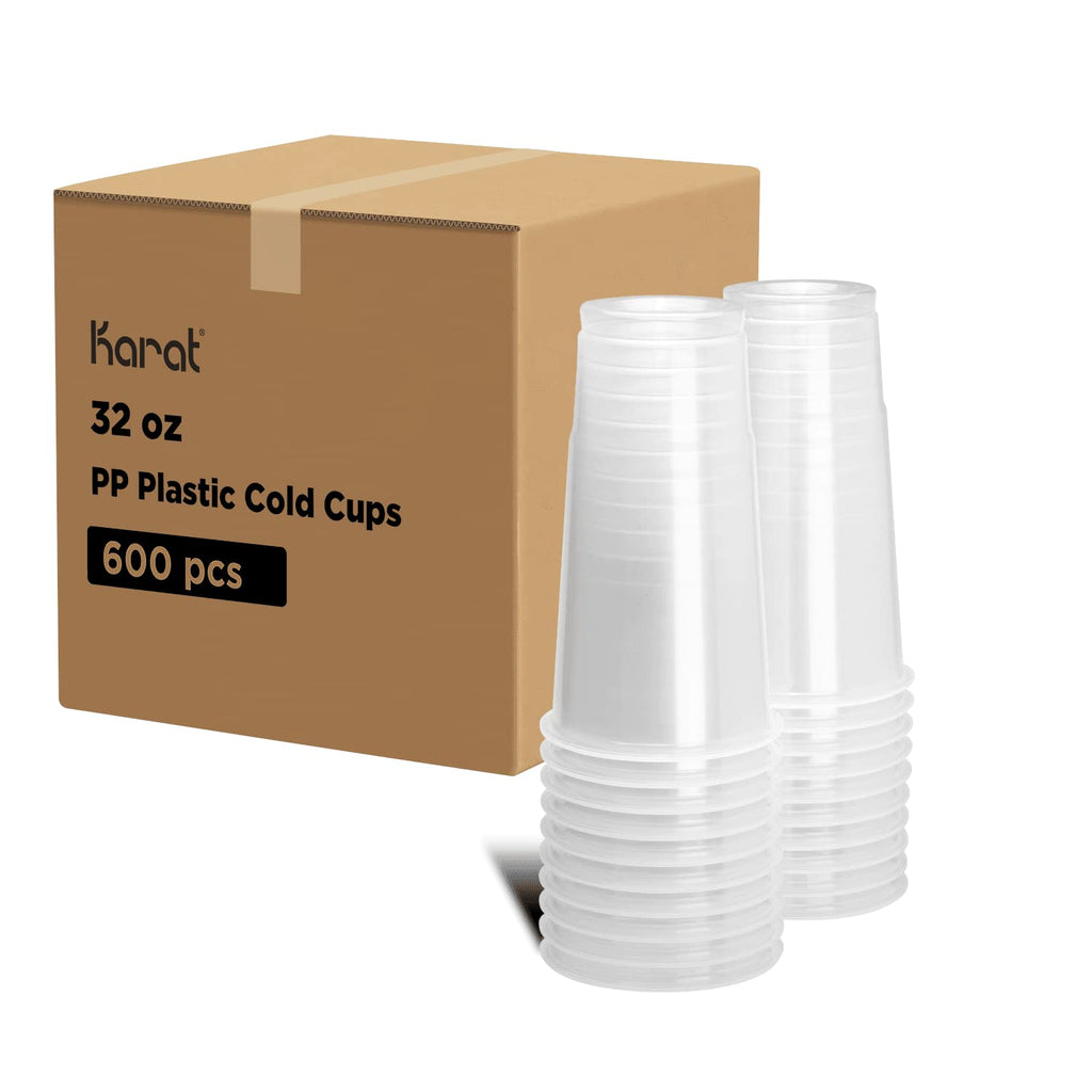 Karat Clear PolyPro Cups - BPA-Free & Recyclable

