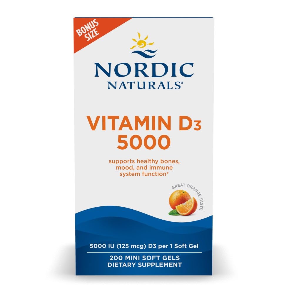 Nordic Naturals Vitamin D3 5000 IU Soft Gels