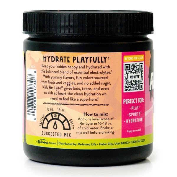 REDMOND Re-Lyte Kids Hydration Electrolyte Powder

