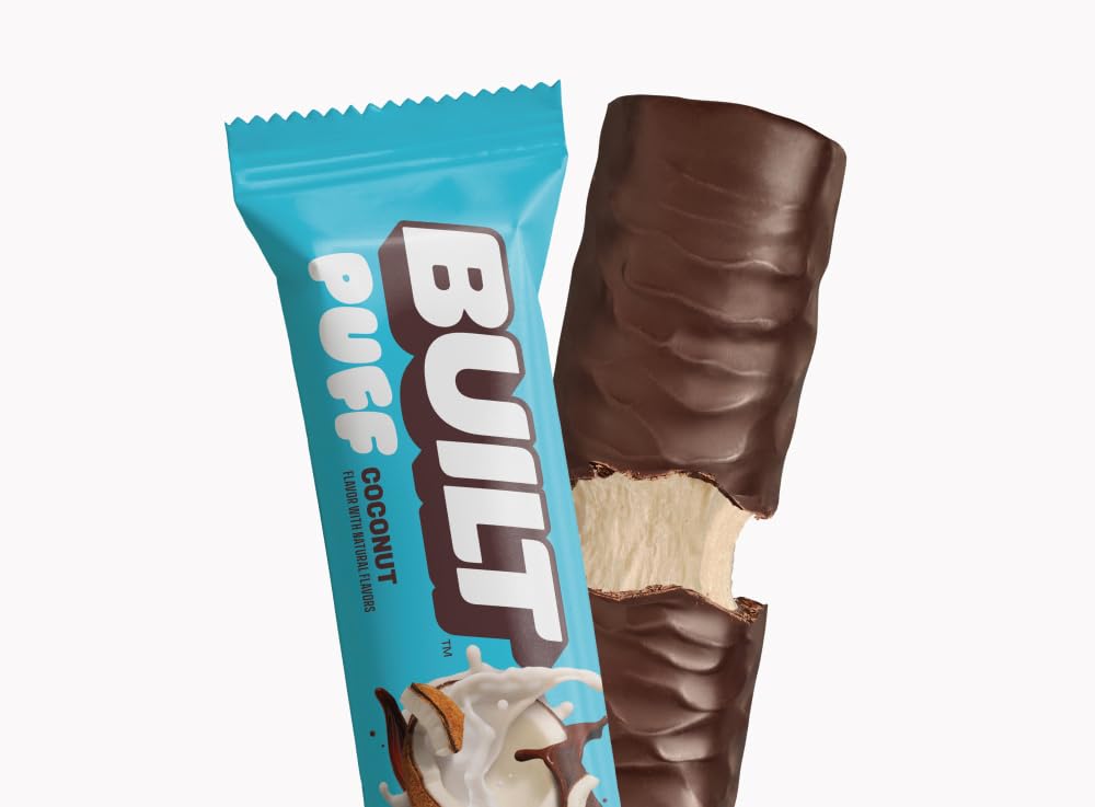 BUILT Puff Protein Bars with Collagen | Gluten Free

