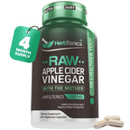 Apple Cider Vinegar Capsules Herbtonics 1500mg with Mother