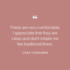 Period Liners Cora - 100% Organic Cotton Topsheet

