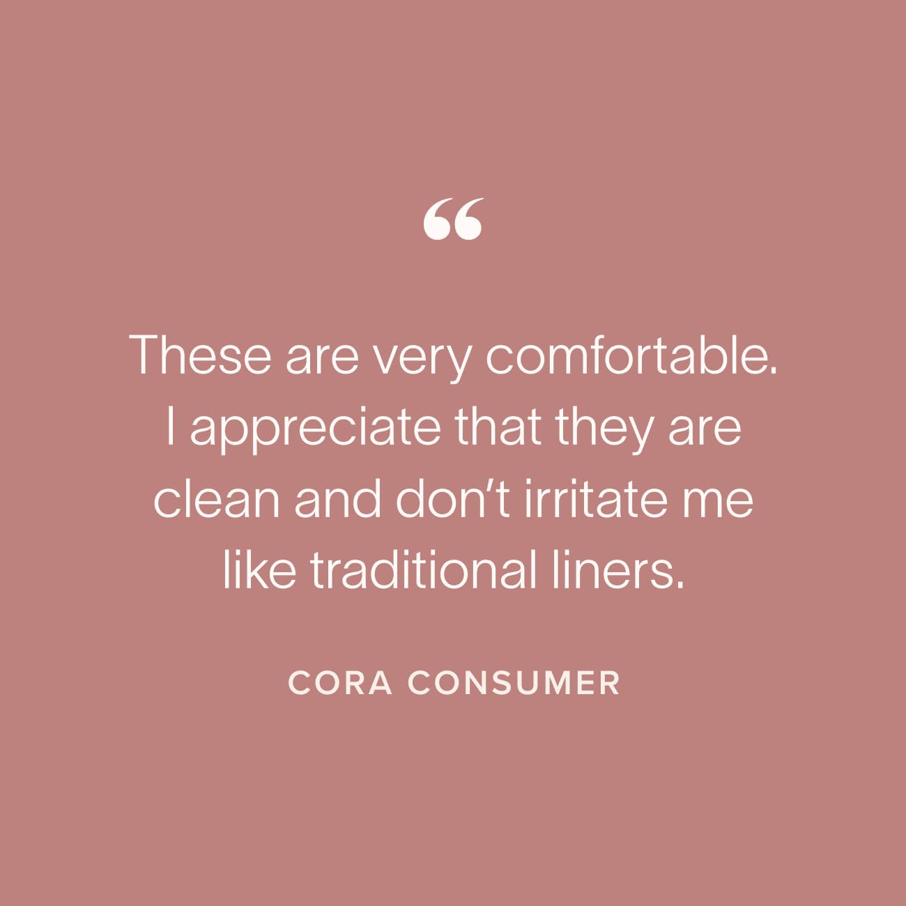 Period Liners Cora - 100% Organic Cotton Topsheet

