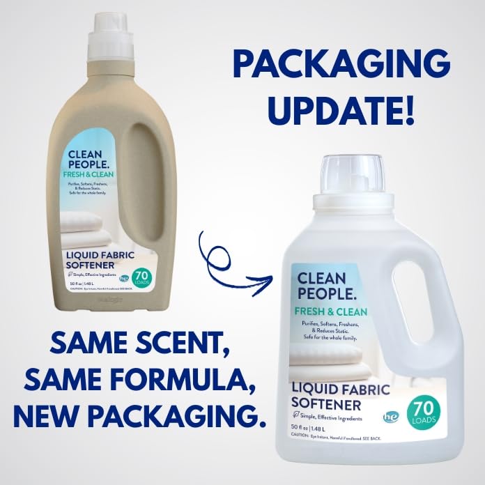Liquid Fabric Softener - The Clean People - Vegan

