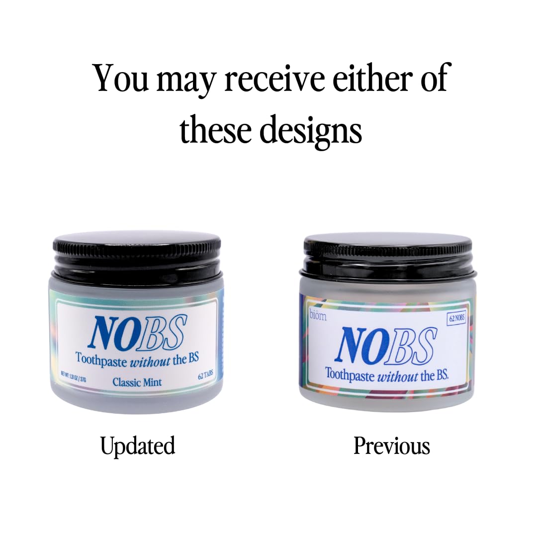 NOBS Toothpaste Tablets with Nano Hydroxyapatite | Travel

