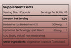 Rho Nutrition Liposomal Berberine Capsules | High Absorption

