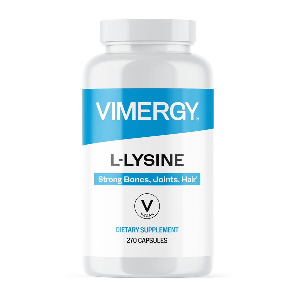 Vimergy L-Lysine Supplement | Vegan, Non-GMO, Gluten-Free


