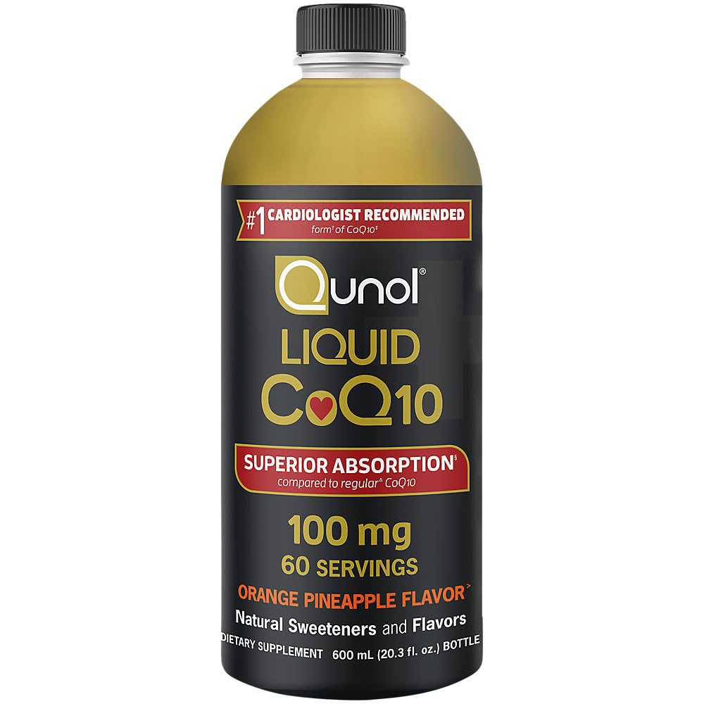Qunol Liquid CoQ10 Heart Health Supplement

