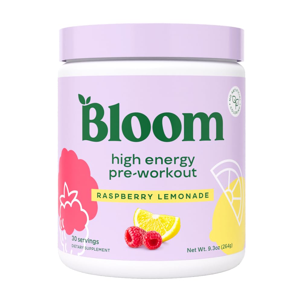 Bloom Nutrition High Energy Pre Workout with Beta-Alanine

