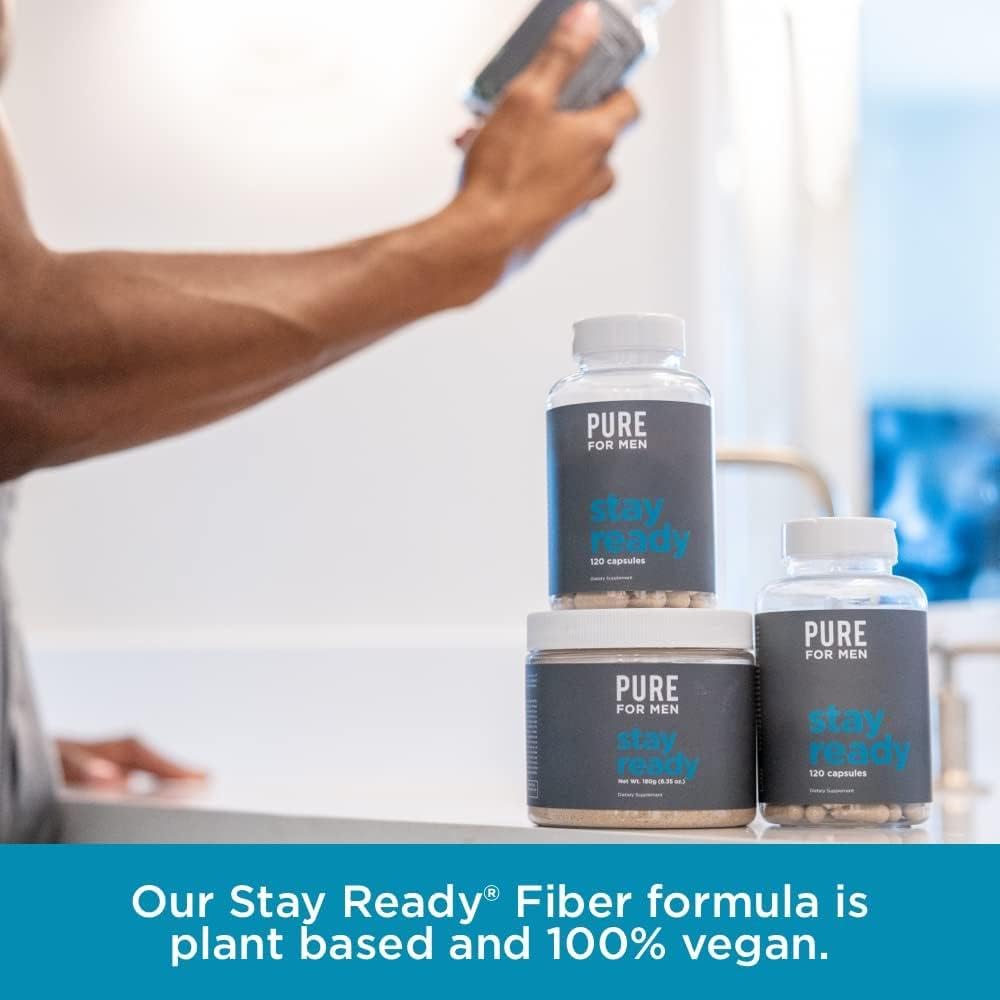 Pure for Men Stay Ready Fiber Digestive Supplement

