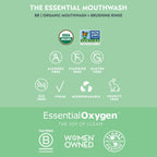 Essential Oxygen BR Organic Brushing Rinse - All Natural

