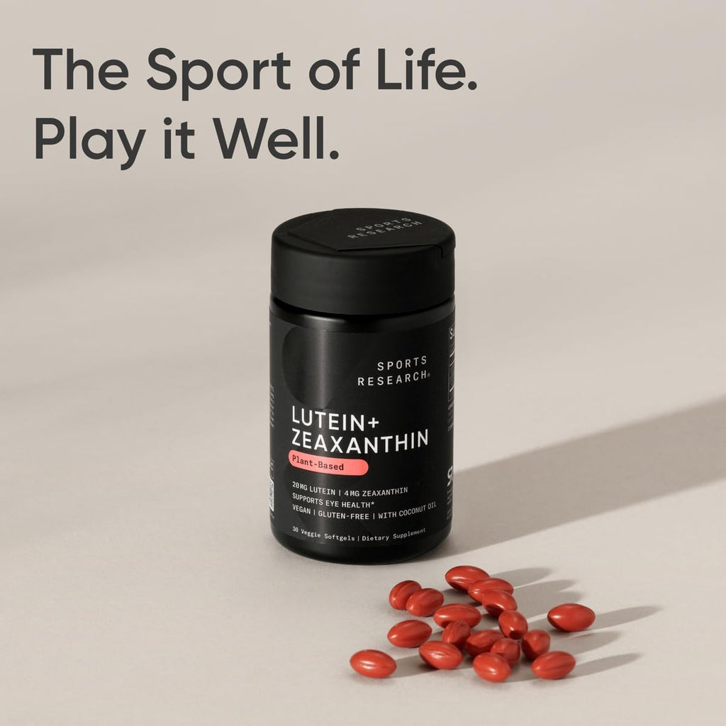 Sports Research Lutein Zeaxanthin Capsules for Eye Health

